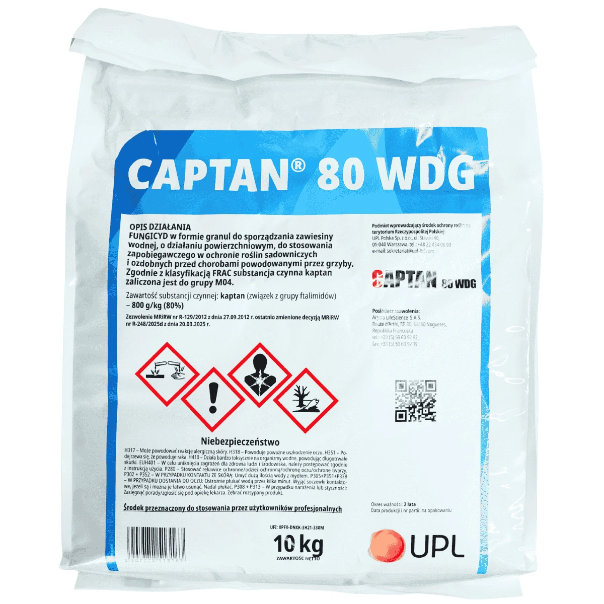 kaptioan CAPTAN 80 WDG 10KG GRANULOWANY - obrazek 1
