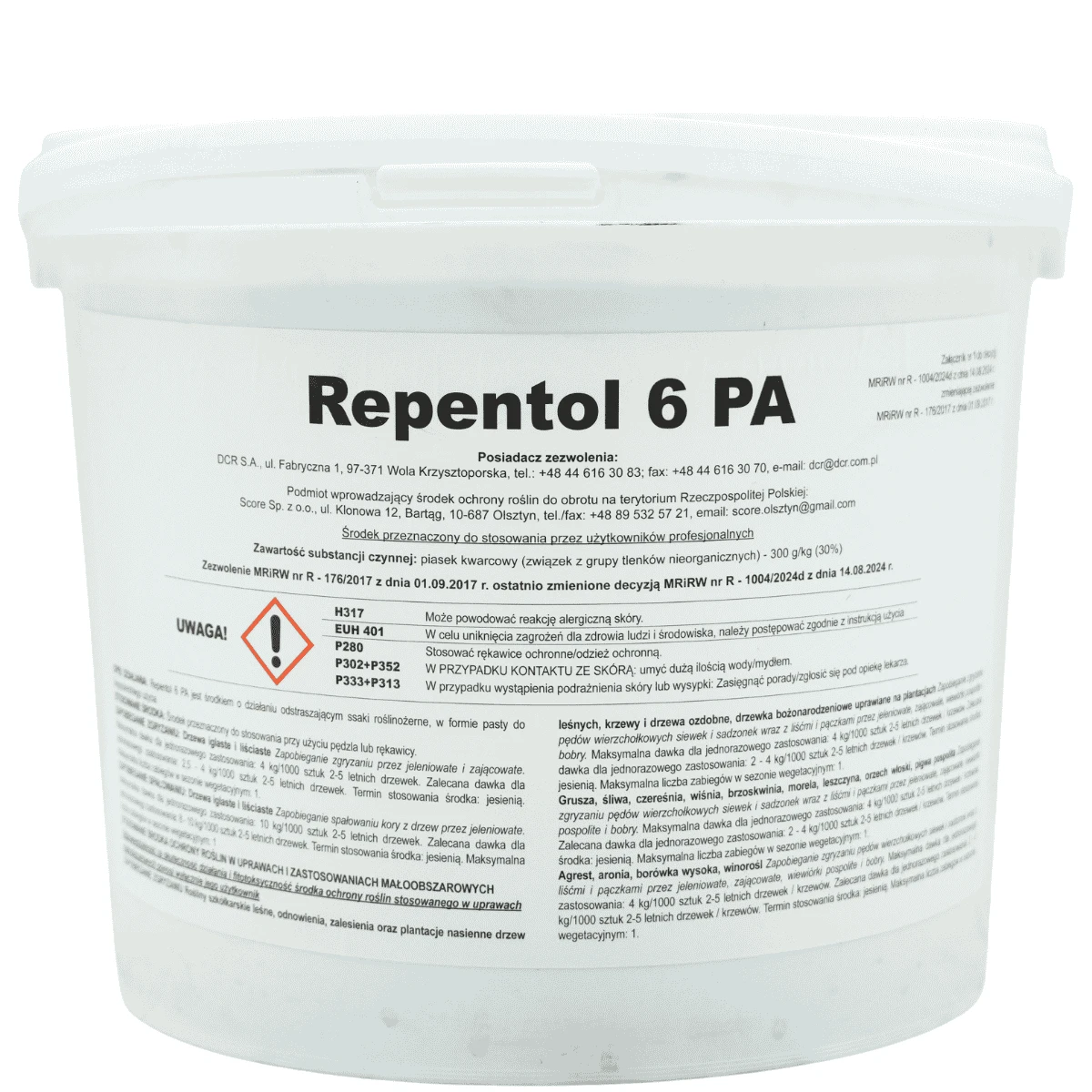 repentol REPENTOL 6PA 7KG do malowania drzewek na obgryzanie sarny zające - obrazek 1